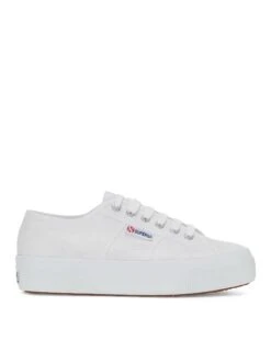 Superga 2740 Platform Canvas Lace Up Trainers