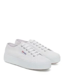 Superga 2740 Platform Canvas Lace Up Trainers -Cyberjammies Store 2740 platform canvas lace up trainers 6