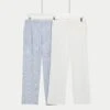 2pk Cool Comfort™ Striped Pyjama Bottoms