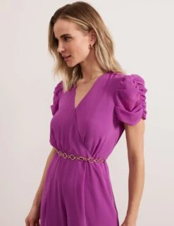 Belted Wide Leg Jumpsuit 16 Belted Wide Leg Jumpsuit -Cyberjammies Store Belted Wide Leg Jumpsuit 2