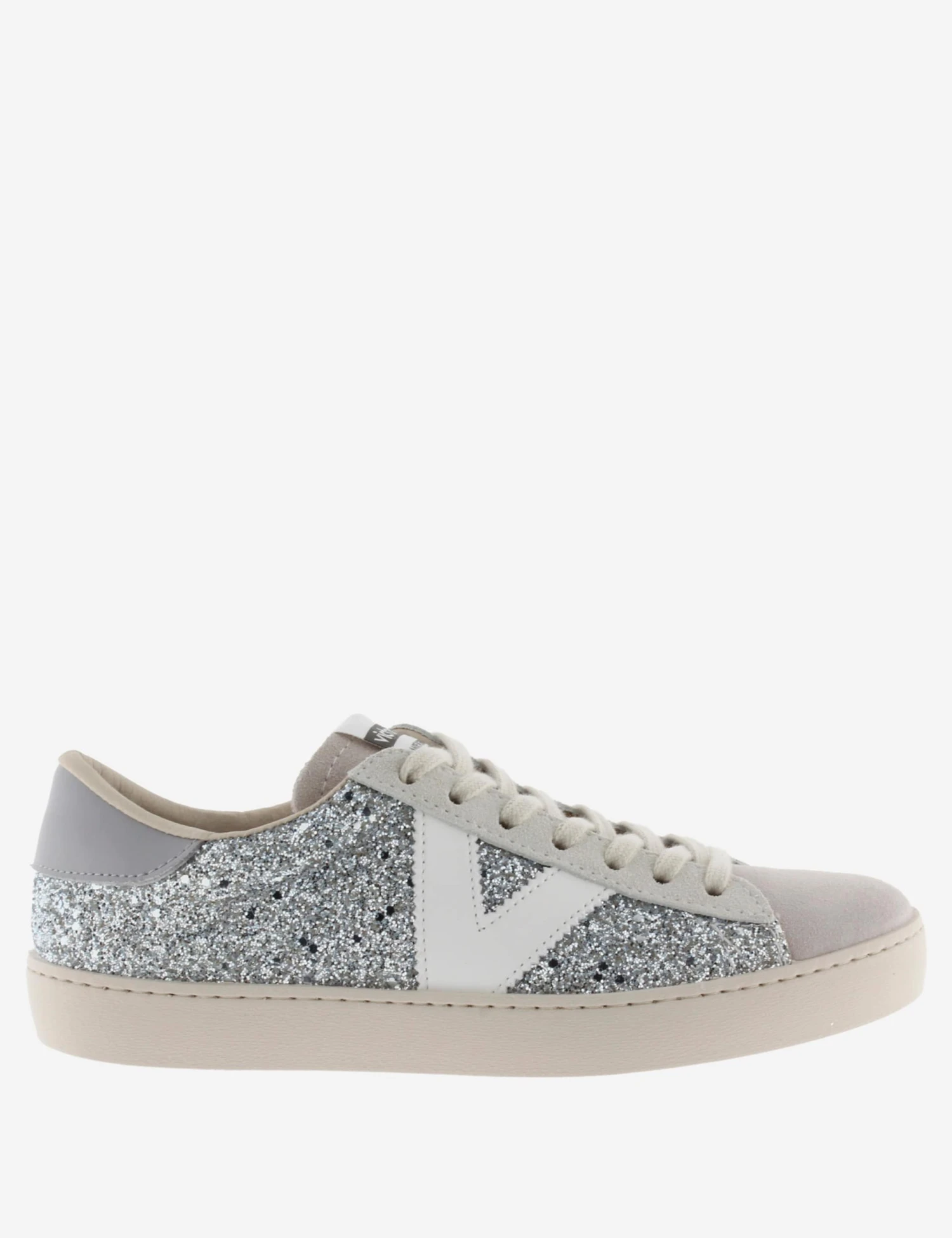 VICTORIA Berlin Glitter Leather Trainers 1 VICTORIA Berlin Glitter Leather Trainers