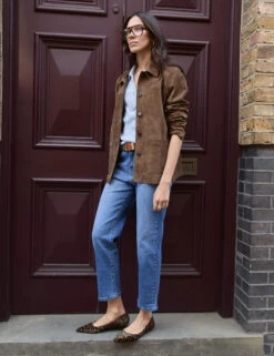 Boyfriend High Waisted Cropped Jeans -Cyberjammies Store Boyfriend High Waisted Cropped Jeans 2