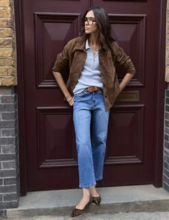 Boyfriend High Waisted Cropped Jeans