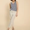 WHITE STUFF Charlie Mid Rise Straight Leg Cropped Jeans