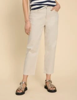 WHITE STUFF Charlie Mid Rise Straight Leg Cropped Jeans -Cyberjammies Store Charlie Mid Rise Straight Leg Cropped Jeans 2
