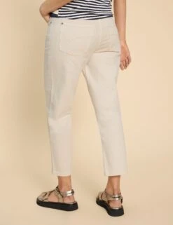 WHITE STUFF Charlie Mid Rise Straight Leg Cropped Jeans -Cyberjammies Store Charlie Mid Rise Straight Leg Cropped Jeans 3