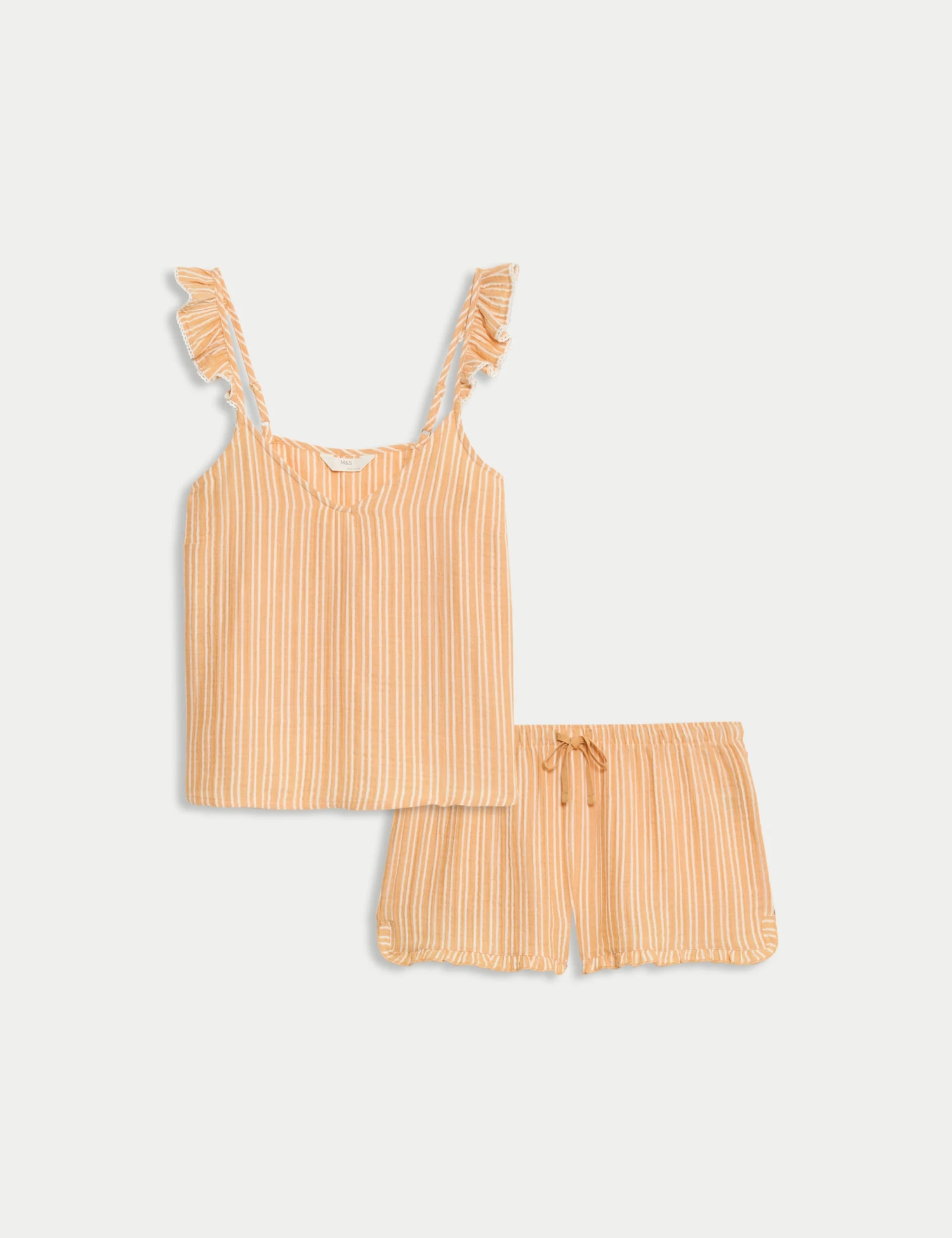 Cool Comfort™ Muslin Striped Shortie Set 2 Cool Comfort™ Muslin Striped Shortie Set - Image 2