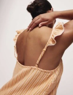 Cool Comfort™ Muslin Striped Shortie Set 12 Cool Comfort™ Muslin Striped Shortie Set -Cyberjammies Store Cool Comfort Muslin Striped Shortie Set 2