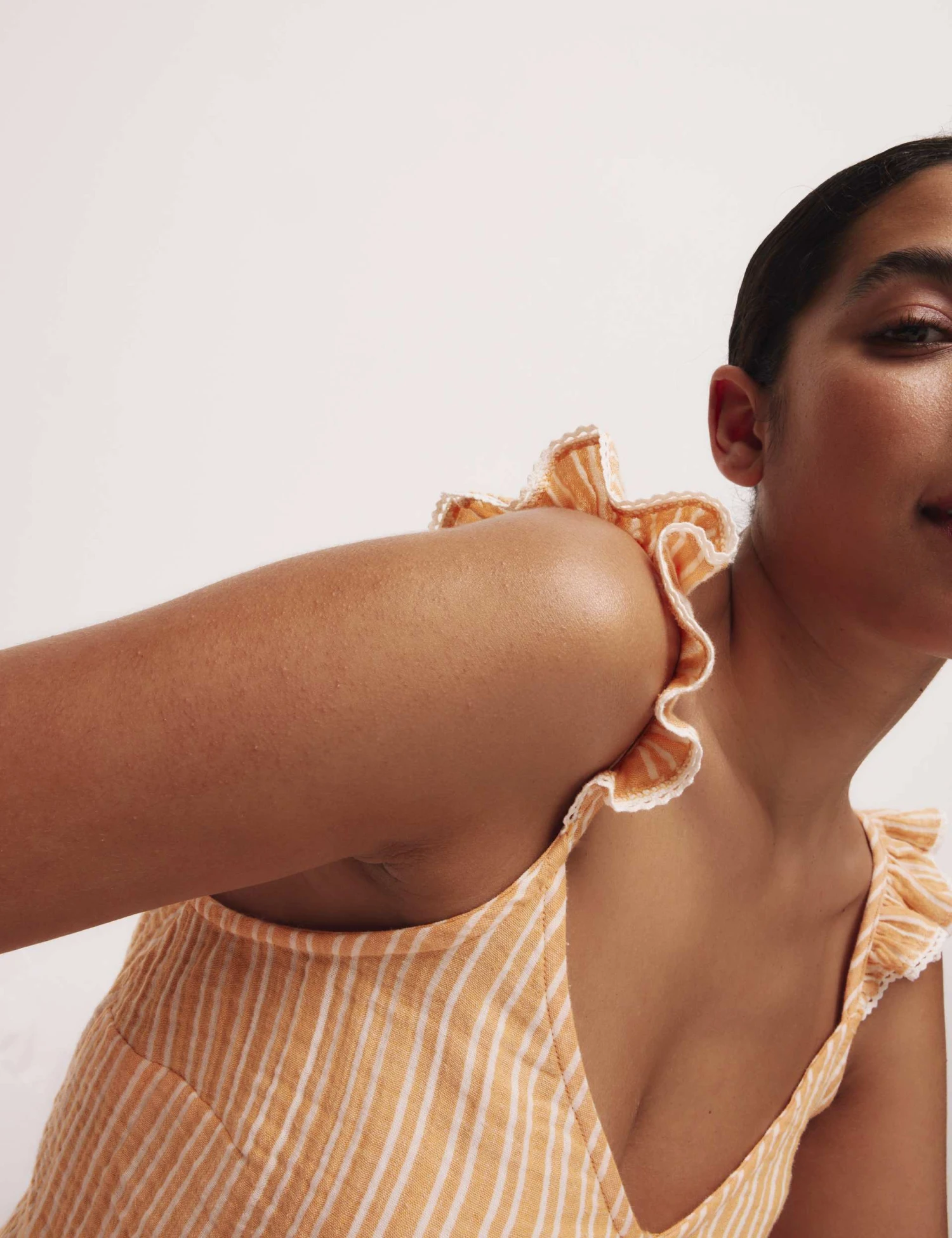 Cool Comfort™ Muslin Striped Shortie Set 5 Cool Comfort™ Muslin Striped Shortie Set - Image 5