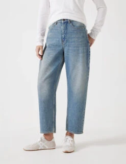 Cordelia Mid Rise Barrel Leg Jeans -Cyberjammies Store Cordelia Mid Rise Barrel Leg Jeans 2