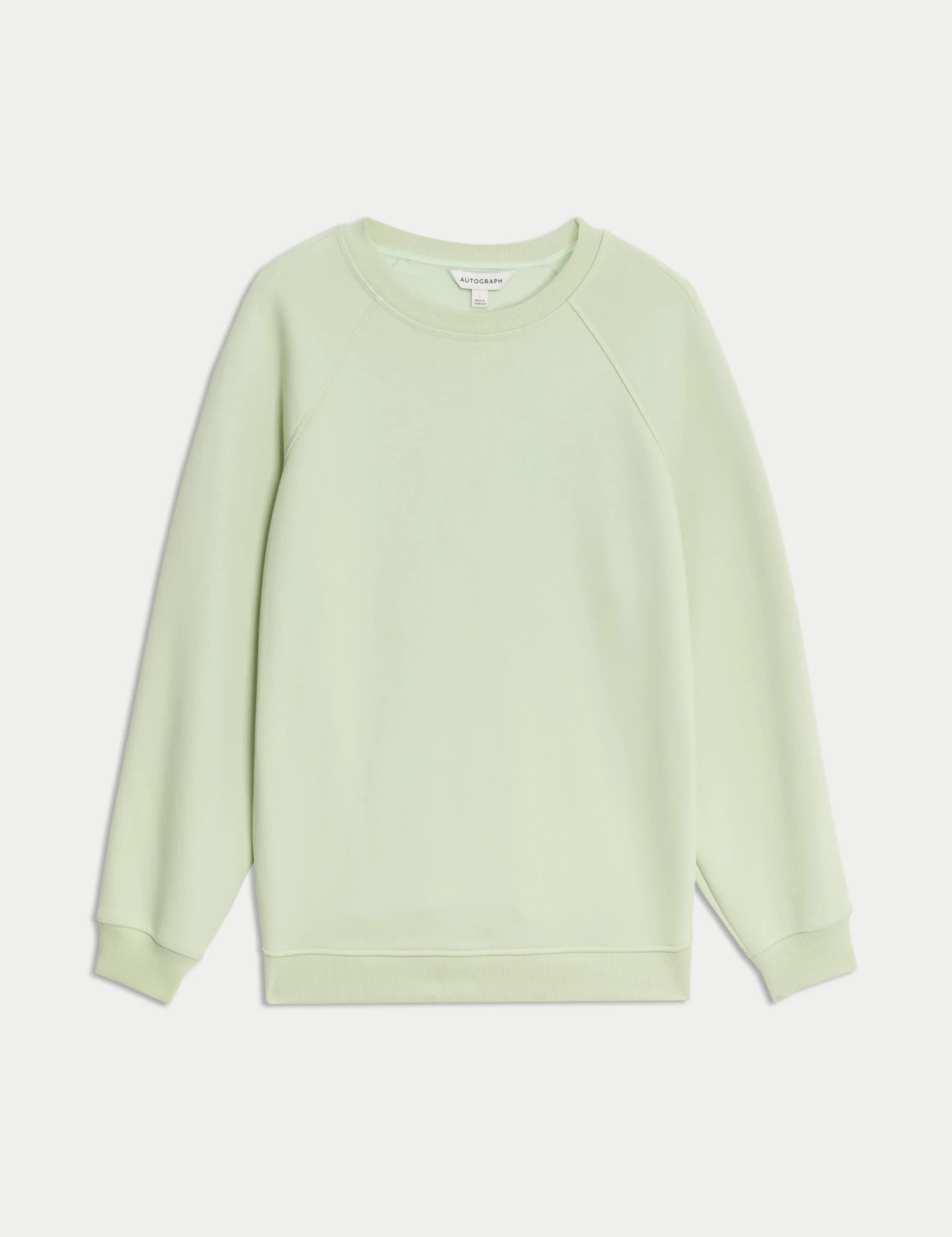 Cotton Blend Crew Neck Sweatshirt 2 Cotton Blend Crew Neck Sweatshirt - Image 2