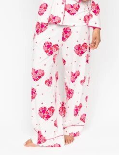 Cyberjammies Cotton Blend Heart Pyjama Bottoms