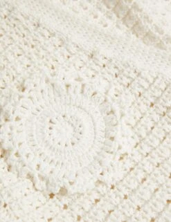 Cotton Blend Knitted V-Neck Cardigan -Cyberjammies Store Cotton Blend Knitted V Neck Cardigan 6