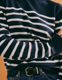 Cotton Blend Striped Jumper With Wool 14 Cotton Blend Striped Jumper With Wool -Cyberjammies Store Cotton Blend Striped Jumper with Wool 4