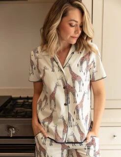Cyberjammies Cotton Modal Giraffe Pyjama Top 11 Cyberjammies Cotton Modal Giraffe Pyjama Top -Cyberjammies Store Cotton Modal Giraffe Pyjama Top 3