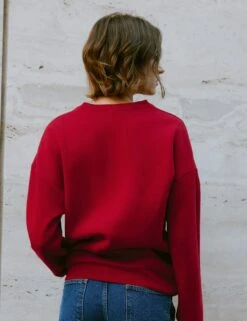 Cotton Rich Cherry Slogan Sweatshirt -Cyberjammies Store Cotton Rich Cherry Slogan Sweatshirt 2