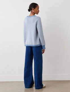 Cotton Rich Chevron Jumper -Cyberjammies Store Cotton Rich Chevron Jumper 3