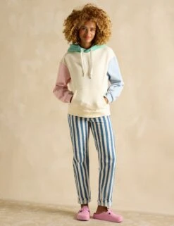 Joules Cotton Rich Colour Block Hoodie