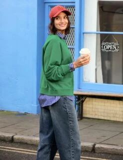 Cotton Rich Crew Neck Relaxed Sweatshirt -Cyberjammies Store Cotton Rich Crew Neck Relaxed Sweatshirt 3