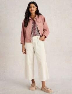 WHITE STUFF Cotton Rich Denim Jacket -Cyberjammies Store Cotton Rich Denim Jacket 2