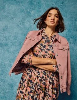 WHITE STUFF Cotton Rich Denim Jacket -Cyberjammies Store Cotton Rich Denim Jacket 6