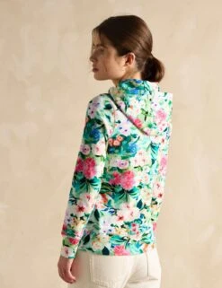 Joules Cotton Rich Floral Hoodie 12 Joules Cotton Rich Floral Hoodie -Cyberjammies Store Cotton Rich Floral Hoodie 2