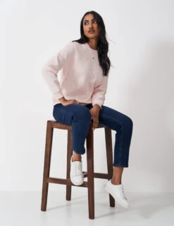 Cotton Rich Heart Print Crew Neck Sweatshirt -Cyberjammies Store Cotton Rich Heart Print Crew Neck Sweatshirt 2