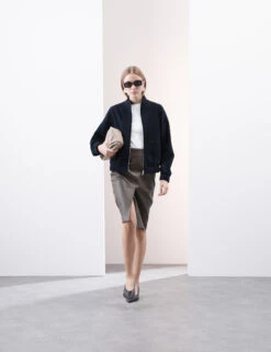 Cotton Rich High Neck Jacket -Cyberjammies Store Cotton Rich High Neck Jacket 2