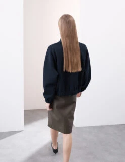 Cotton Rich High Neck Jacket -Cyberjammies Store Cotton Rich High Neck Jacket 5