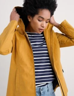 Cotton Rich Hooded Rain Jacket