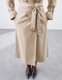 Cotton Rich Longline Trench Coat -Cyberjammies Store Cotton Rich Longline Trench Coat 4