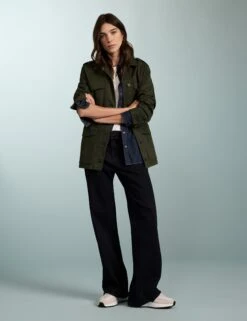 Cotton Rich Longline Utility Jacket -Cyberjammies Store Cotton Rich Longline Utility Jacket 3