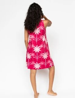 Cyberjammies Cotton Rich Palm Tree Print Short Nightdress -Cyberjammies Store Cotton Rich Palm Tree Print Short Nightdress 3