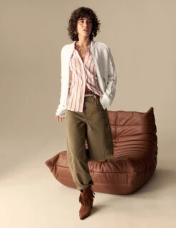 Cotton Rich Ruffle Bomber Jacket -Cyberjammies Store Cotton Rich Ruffle Bomber Jacket 4