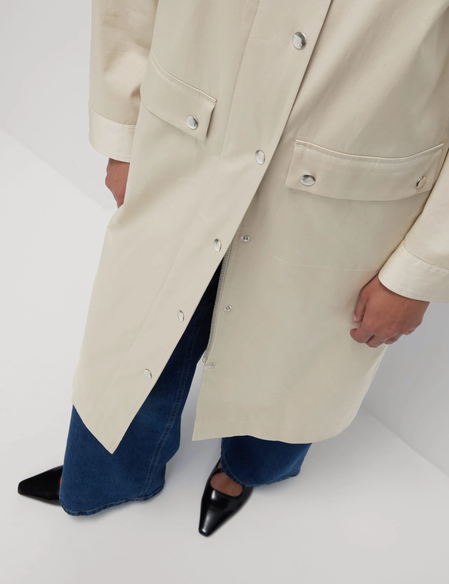 Cotton Rich Stormwear™ Longline Mac 4 Cotton Rich Stormwear™ Longline Mac - Image 4