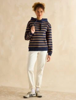Joules Cotton Rich Striped Hoodie -Cyberjammies Store Cotton Rich Striped Hoodie 2