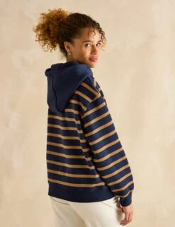 Joules Cotton Rich Striped Hoodie -Cyberjammies Store Cotton Rich Striped Hoodie 3
