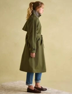 Joules Cotton Rich Waterproof Belted Trench Coat -Cyberjammies Store Cotton Rich Waterproof Belted Trench Coat 2