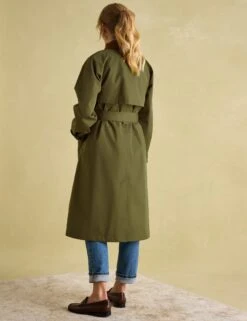 Joules Cotton Rich Waterproof Belted Trench Coat -Cyberjammies Store Cotton Rich Waterproof Belted Trench Coat 3