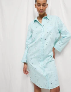 Cotton Sateen Eid Print Nightshirt 16 Cotton Sateen Eid Print Nightshirt -Cyberjammies Store Cotton Sateen Eid Print Nightshirt 3