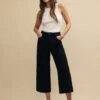 Cropped Wide Leg Jeans