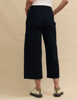 Cropped Wide Leg Jeans -Cyberjammies Store Cropped Wide Leg Jeans 2