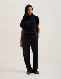 Ted Baker Cupro Blend Funnel Neck Sweatshirt