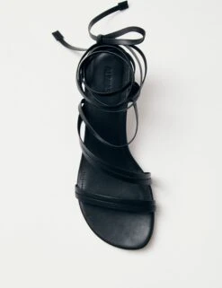 ALOHAS Curly Leather Kitten Heel Sandals -Cyberjammies Store Curly Leather Kitten Heel Sandals 4