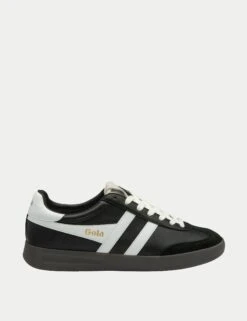 Gola Cyclone Leather Lace Up Trainers