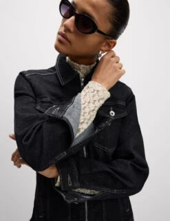 Denim Waisted Jacket