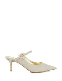 Dune London Embellished Stiletto Heel Court Shoes