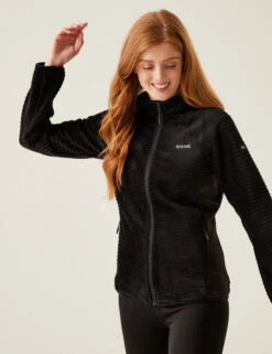 Regatta Endra Ribbed Zip Up Hooded Fleece