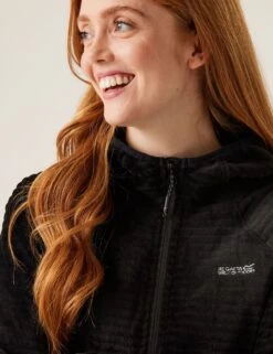 Regatta Endra Ribbed Zip Up Hooded Fleece -Cyberjammies Store Endra Ribbed Zip Up Hooded Fleece 4