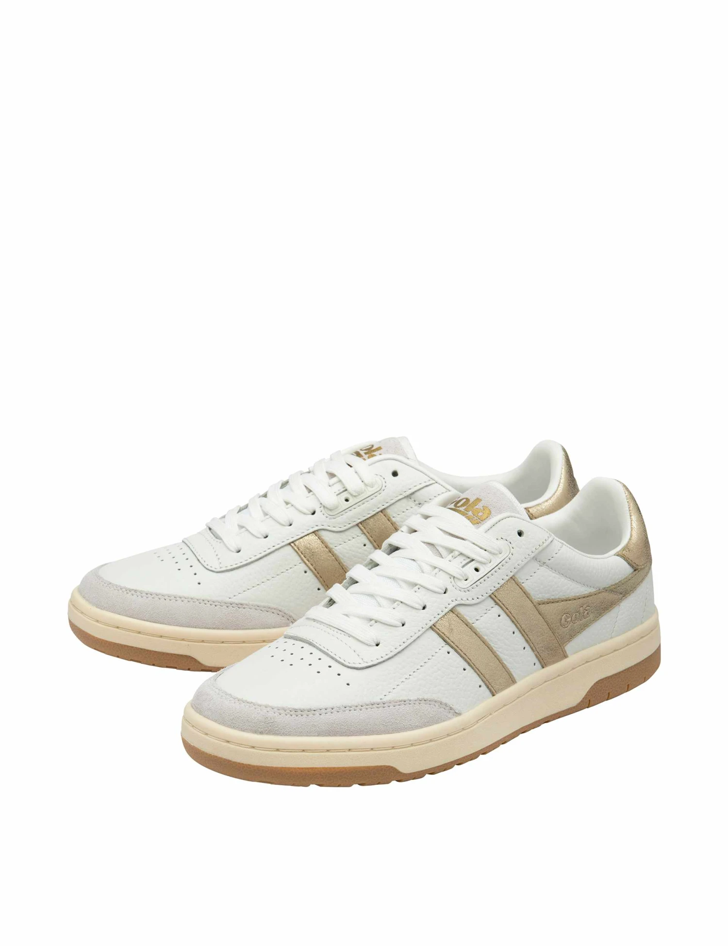 Gola Falcon Mirror Leather Trainers 3 Gola Falcon Mirror Leather Trainers - Image 3